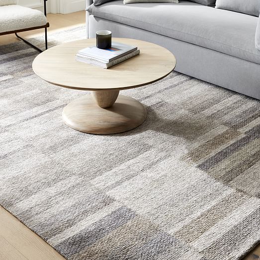 Colorblock Broken Stripe Rug West Elm
