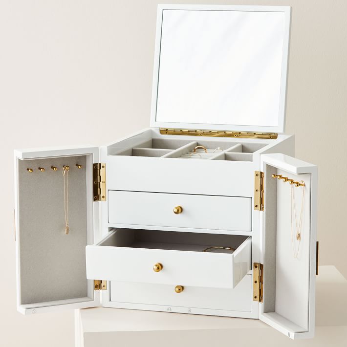 modern jewelry armoire