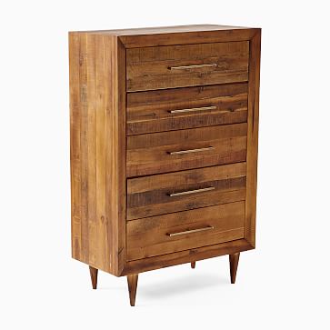 Alexa Reclaimed Wood 5-Drawer Dresser (34