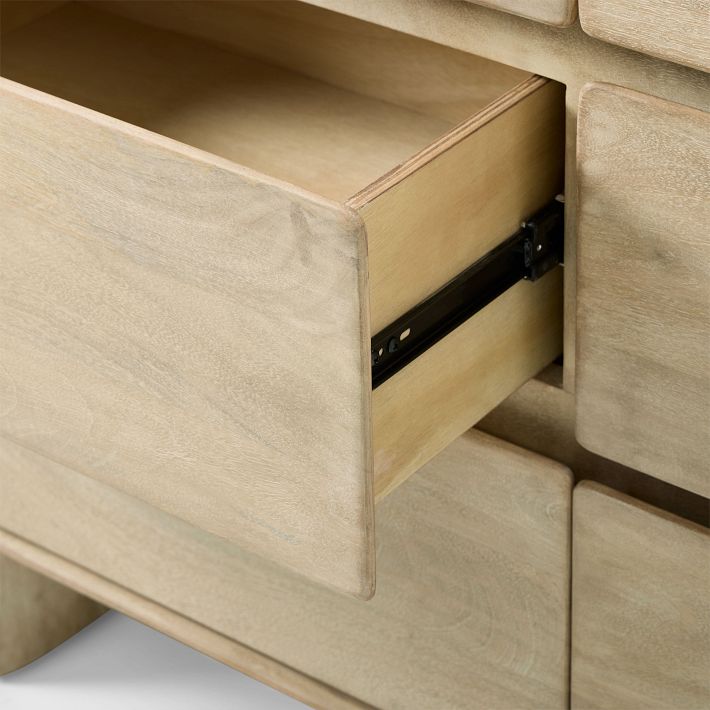 Anton Solid Wood Narrow 6Drawer Dresser (48") West Elm