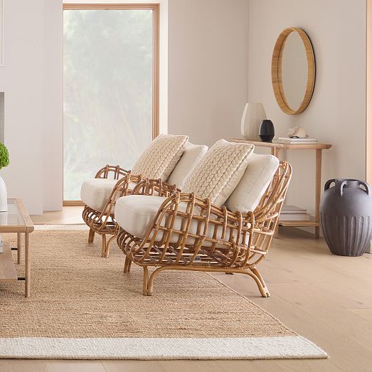 Savannah Rattan Chair | West Elm