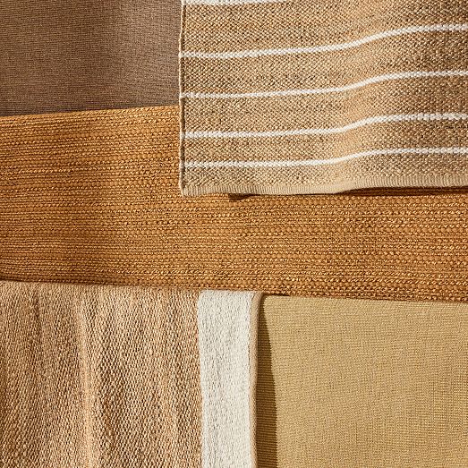 Graduated Stripe Jute Rug West Elm