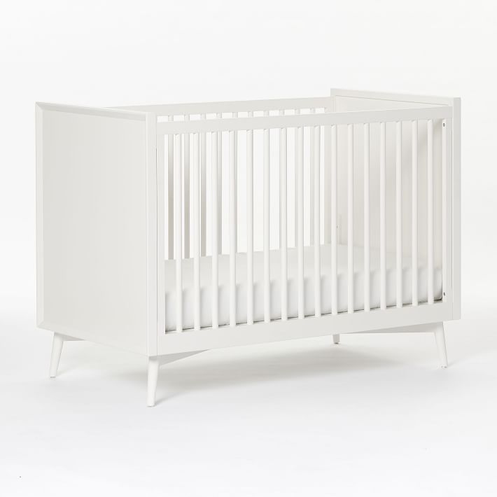 Mid-Century Convertible Baby Crib - Acorn