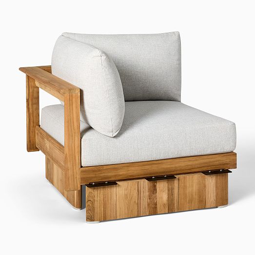 Build Your Own Anton Outdoor Teak Sectional West Elm