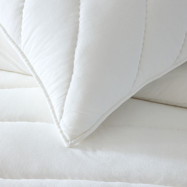 Cotton Cloud Jersey Arched Lines Comforter & Shams West Elm