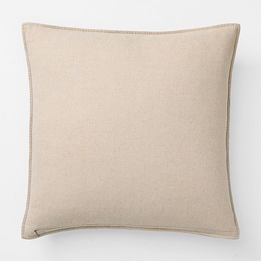 European Flax Linen Pillow Cover West Elm