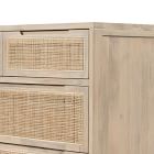 Modern Rattan 7-Drawer Dresser (60