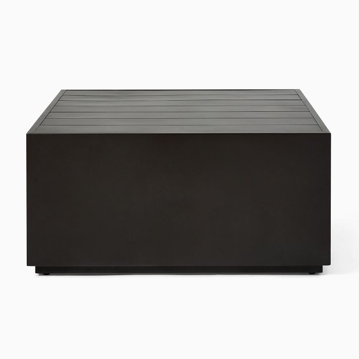 Volume Aluminum Outdoor Square Coffee Table (36") West Elm