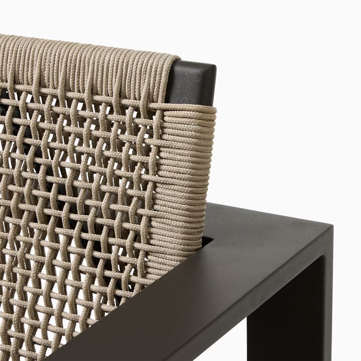 Portside Aluminum Outdoor AllWeather Cord Lounge Chair West Elm