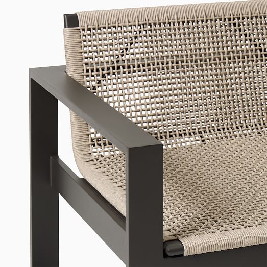 Portside Aluminum Outdoor AllWeather Cord Lounge Chair West Elm