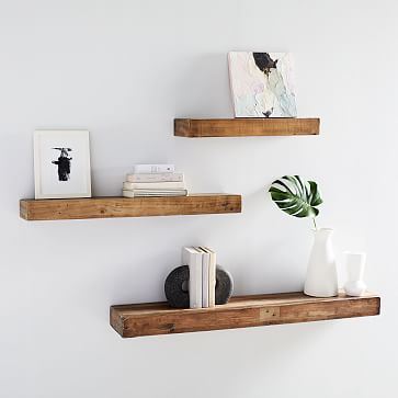 Emmerson® Reclaimed Wood Floating Wall Shelves (24