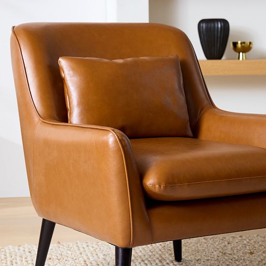 Aars Vegan Leather Chair West Elm