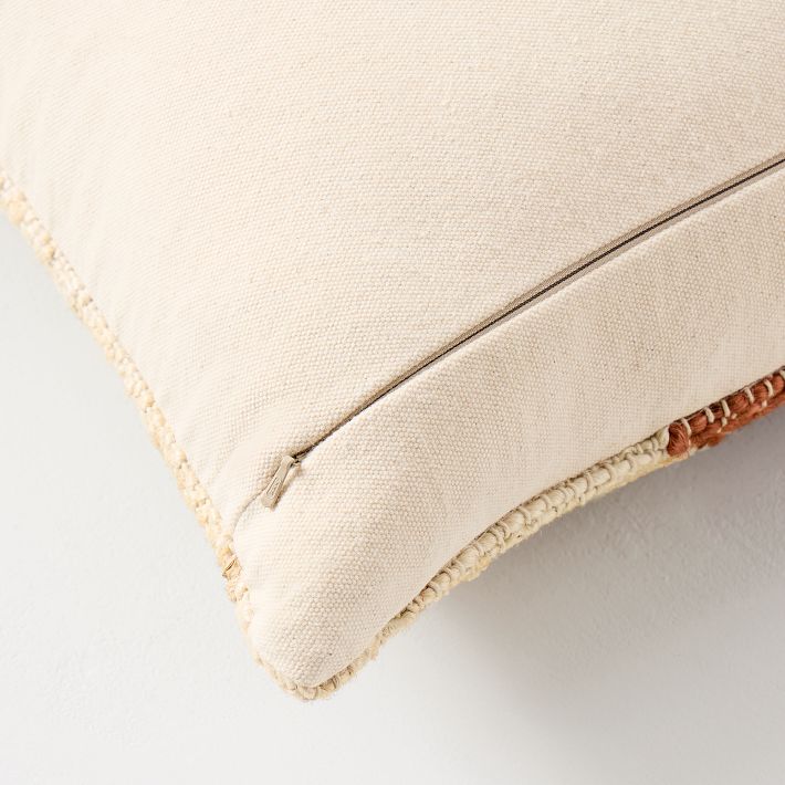 Colorblock Jute Pillow Cover West Elm