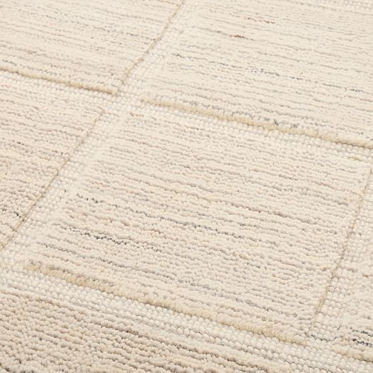 Lumini Grid Easy Care Rug West Elm