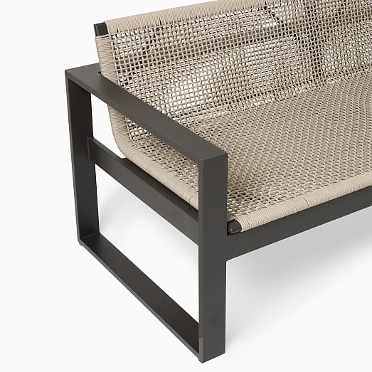 Portside Aluminum Outdoor AllWeather Cord Sofa (72") West Elm