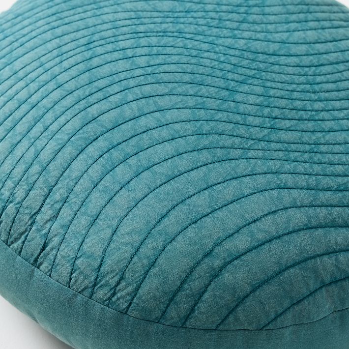 Wavy Quilted Pillow Cover West Elm