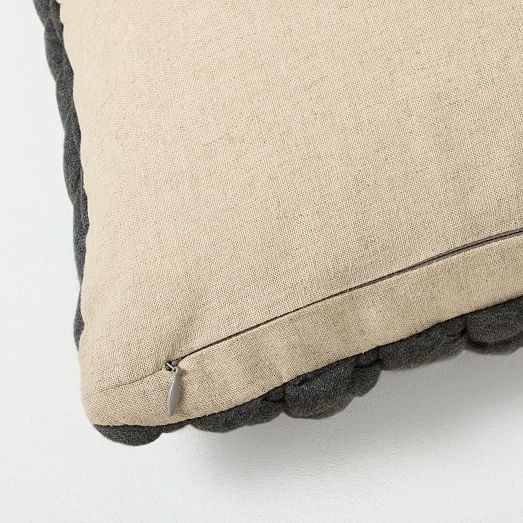 Braided Jersey Pillow Cover West Elm