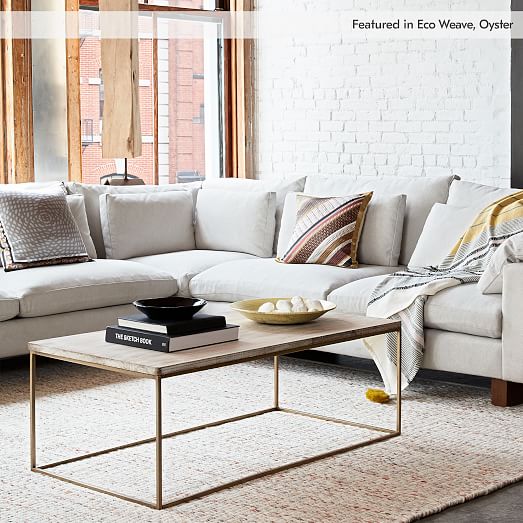 Build Your Own Harmony Sectional Extra Deep | Sofa With Chaise | West Elm