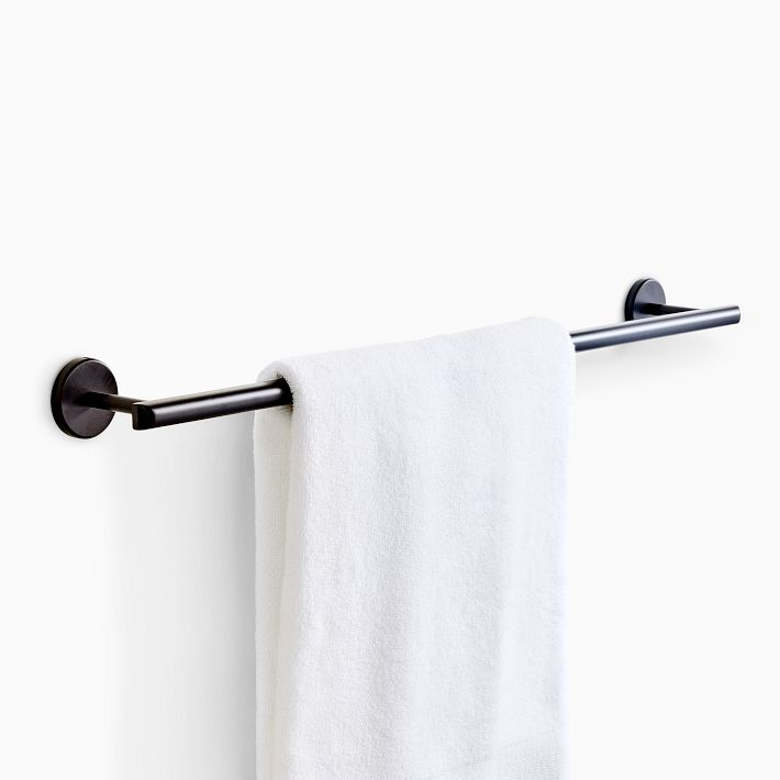 Mid-Century Bathroom Hardware - Towel Bar | West Elm