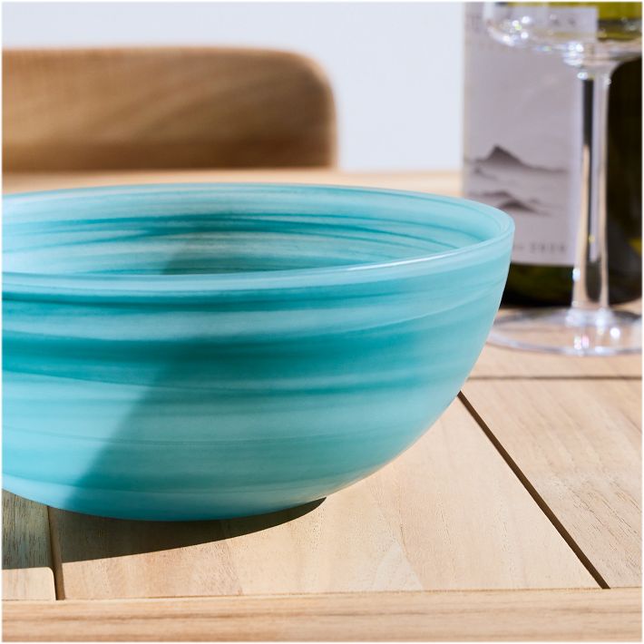 La Jolla Glass Salad Bowl West Elm