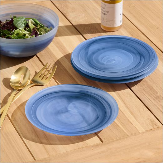 La Jolla Glass Salad Plate Sets West Elm