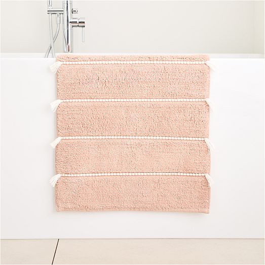 Tassel Stripe Bath Mat West Elm