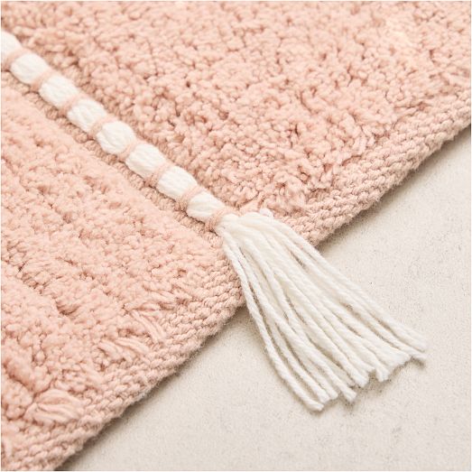 Tassel Stripe Bath Mat West Elm