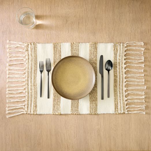 Seagrass & Wool Placemat (Set of 4) West Elm