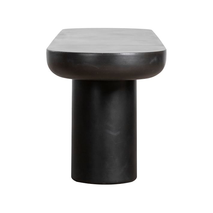 Contemporary Concrete Dining Bench (68") West Elm