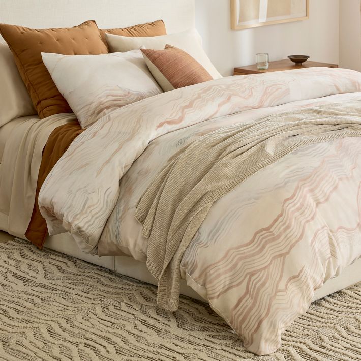 Silky TENCEL™ Geode Duvet Cover & Shams West Elm