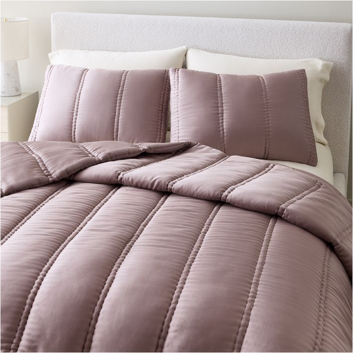 Silky TENCEL™ Plush Comforter & Shams West Elm