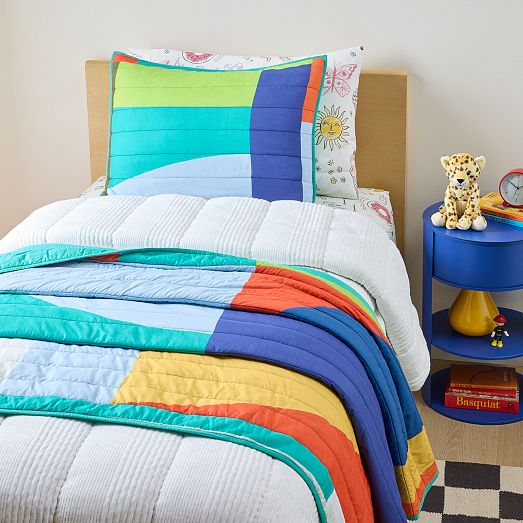 Mix Match Block Quilt & Shams | West Elm