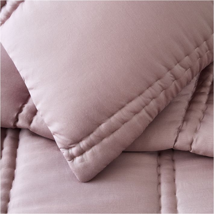 Silky TENCEL™ Plush Comforter & Shams West Elm