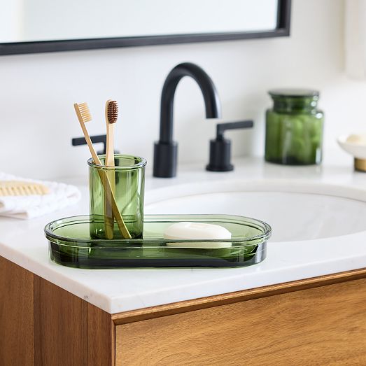 Apothecary Glass Bath Accessories West Elm