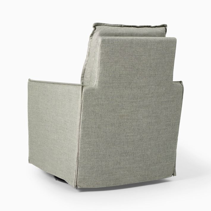 Paxton Slipcover Swivel Glider West Elm