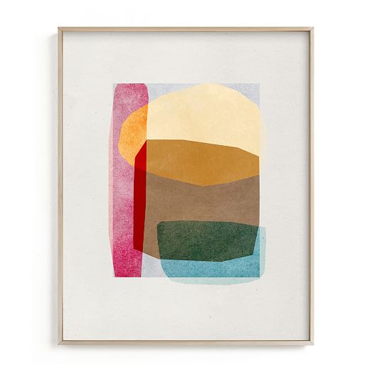 Sheer Shapes Framed Wall Art by Minted for West Elm | West Elm