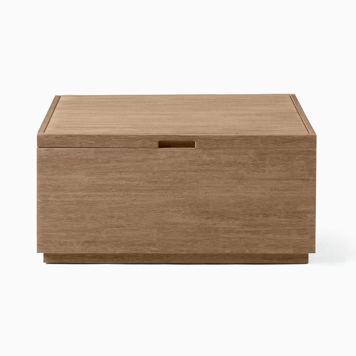 Volume Outdoor Square Storage Coffee Table (36