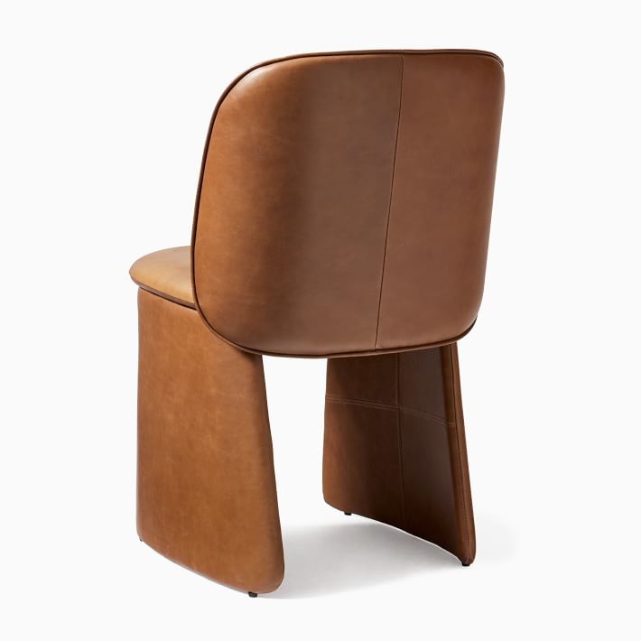 Evie Leather Dining Chair West Elm