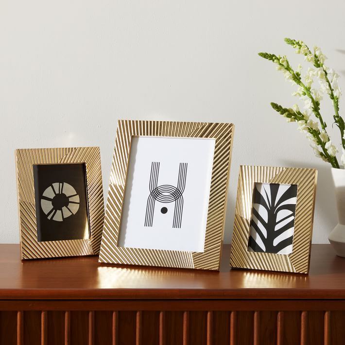 Wren Tabletop Frames Polished Brass West Elm