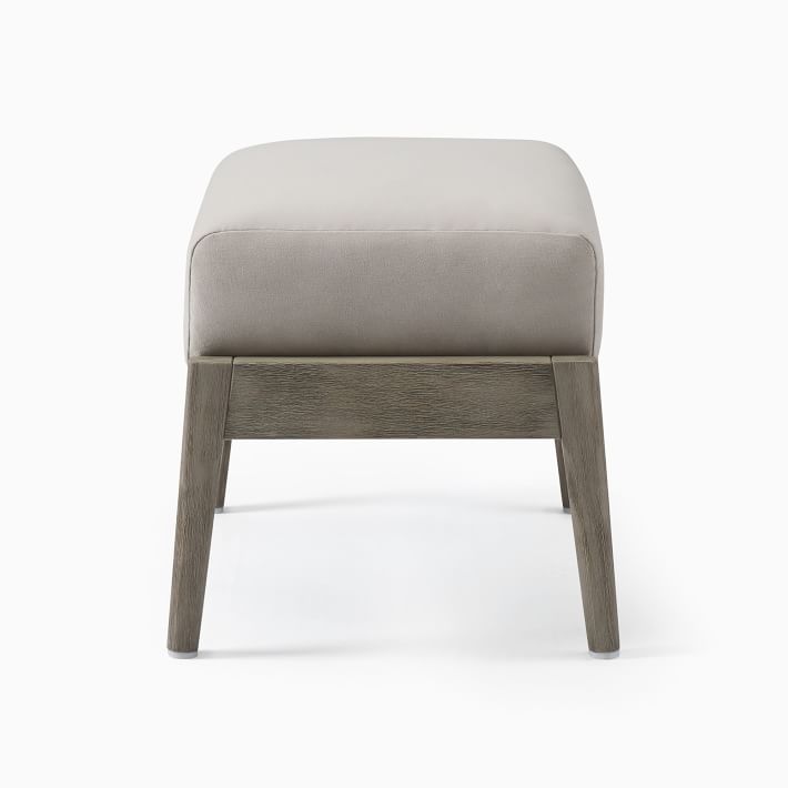 Mid-Century Outdoor Ottoman | West Elm