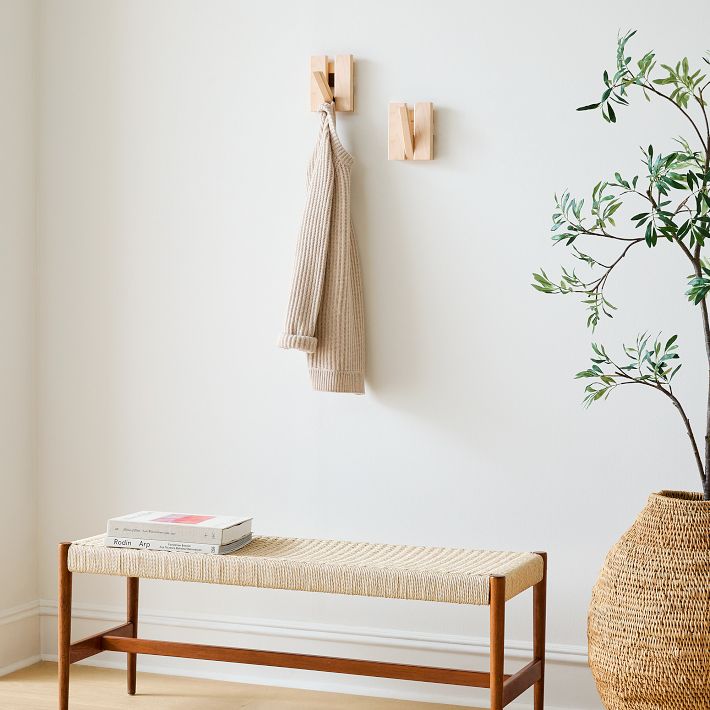 StoneWon Designs Co. Solid Wood Single Coat Hook West Elm