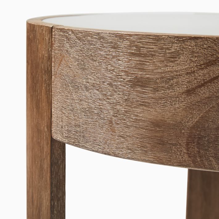 Portside Outdoor Round Side Table (20") | West Elm