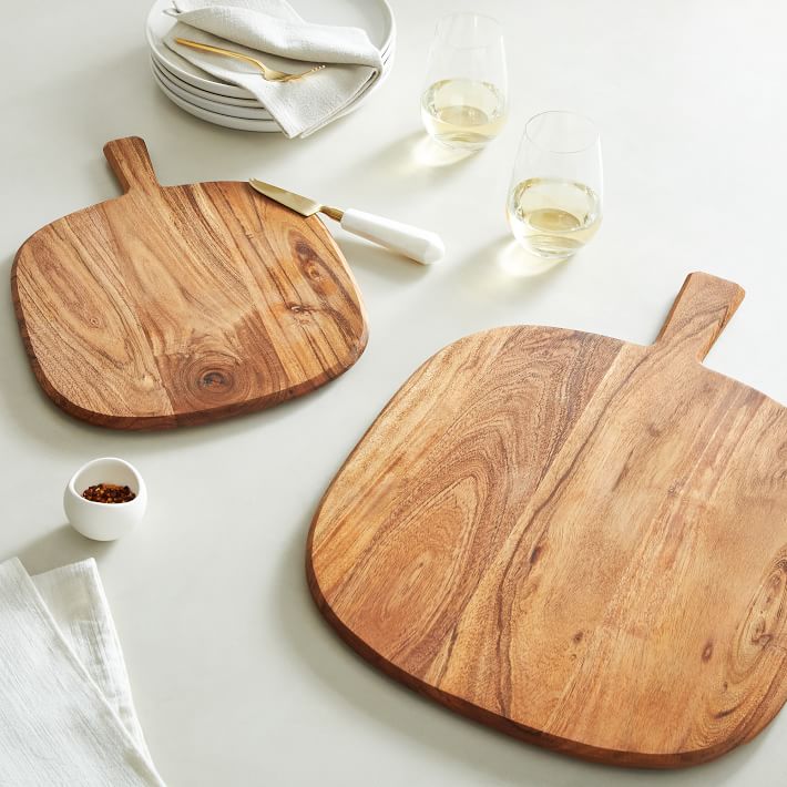 Modern Acacia Wood Serveware Collection