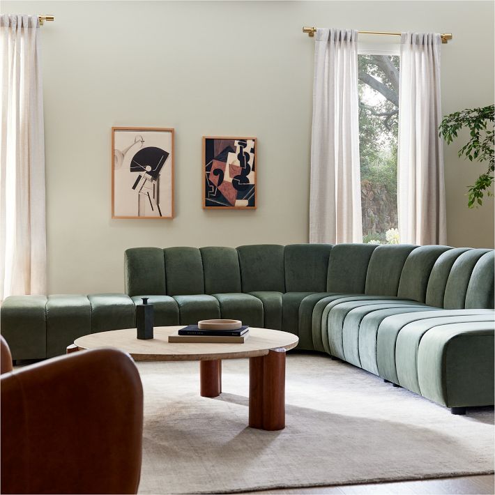 Build Your Own Avalon Channeled Sectional West Elm