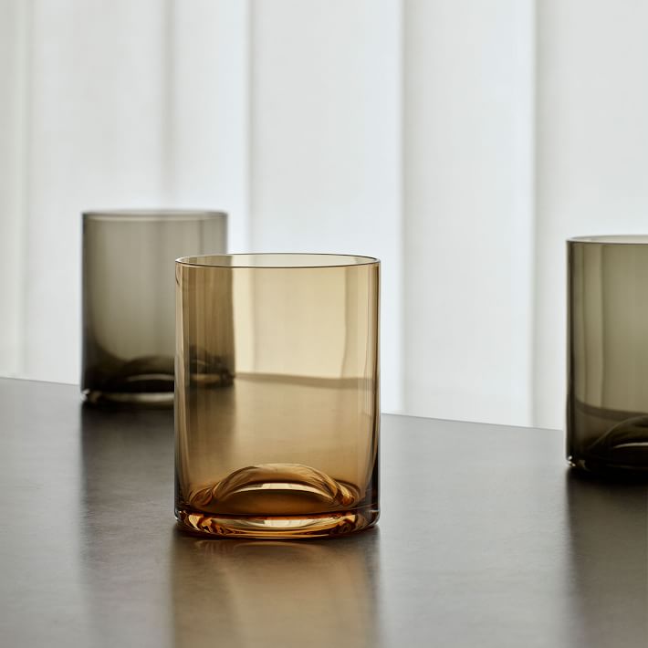 Mera Gold Drinking Glasses (Set of 2) | West Elm