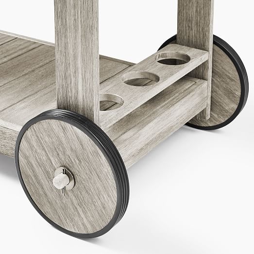 Portside Outdoor Bar Cart West Elm