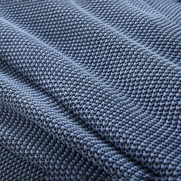 Cotton Knit Bed Blanket | West Elm