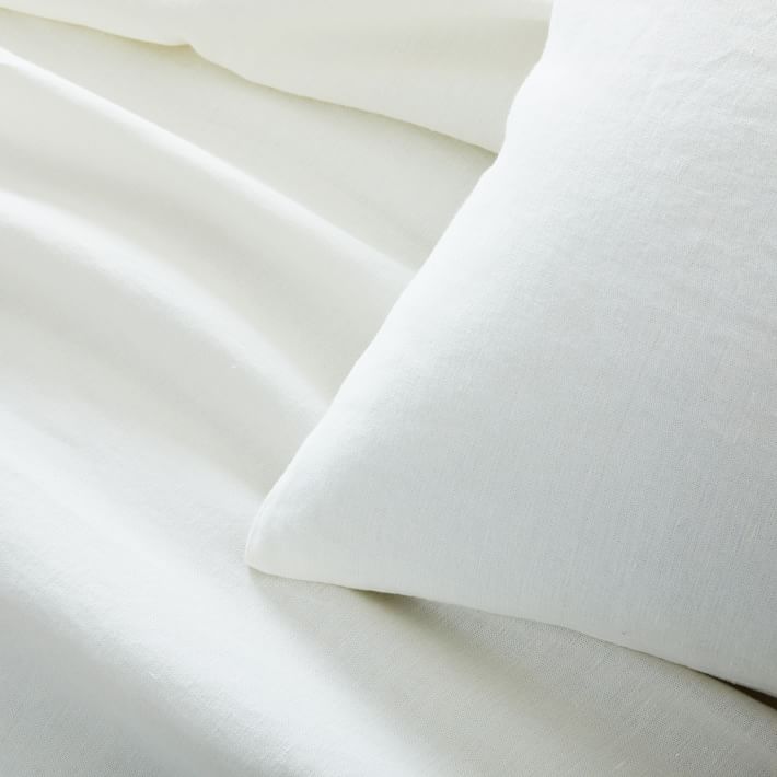 Hemp & Cotton Solid Duvet Cover & Shams West Elm