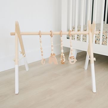 Poppyseed Play Wood Baby Gym | West Elm