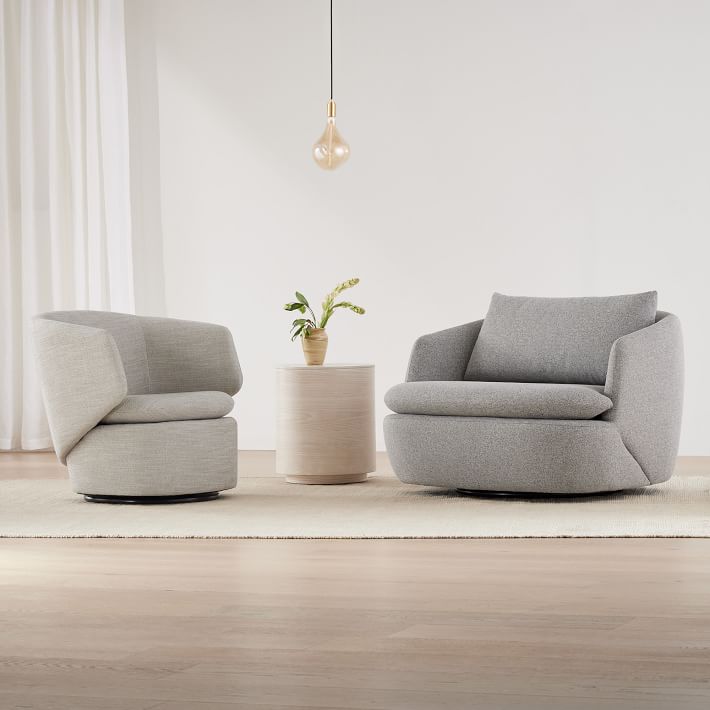 Crescent Swivel Chair West Elm